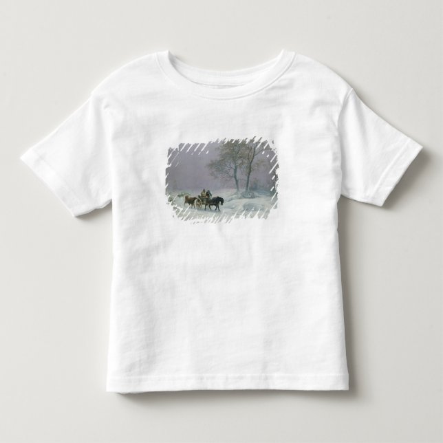 The wintry road to market toddler t-shirt (Front)