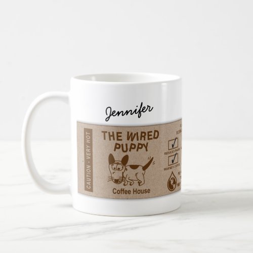 The Wired Puppy Environment Sleeve Personalized Coffee Mug