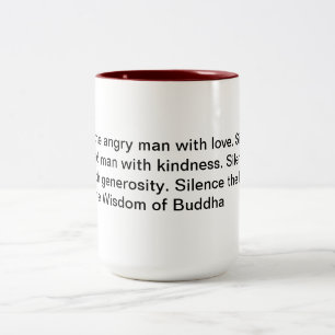 The Wisdom of Buddha Two-Tone Coffee Mug