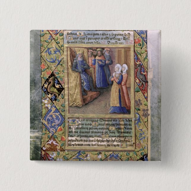 The Wisdom of Solomon Pinback Button (Front)