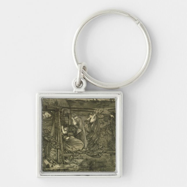 The Wise and Foolish Virgins Keychain (Front)