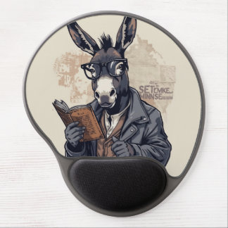 "The Wise Donkey" Design — Gel Mouse Pad