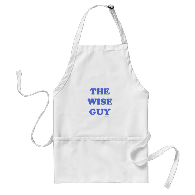 The Wise Guy Gift Adult Apron (Front)