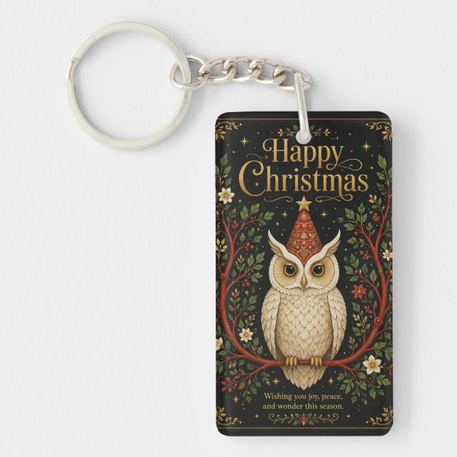 The Wise Messenger’s Yuletide Bloom Keychain (Front)