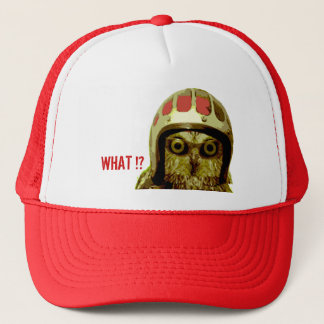 The Wise Motorcycle Owl Trucker Hat