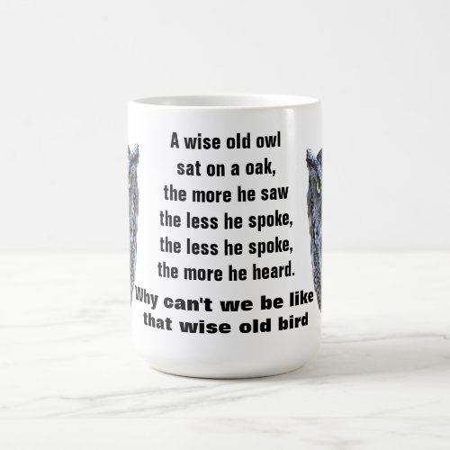 THE WISE OLD OWL mug
