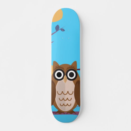 The Wise Owl Skateboard