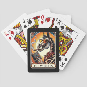 The Wise @ss Skeleton Tarot Poker Cards