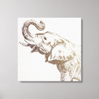 The Wisest Elephant Canvas Print