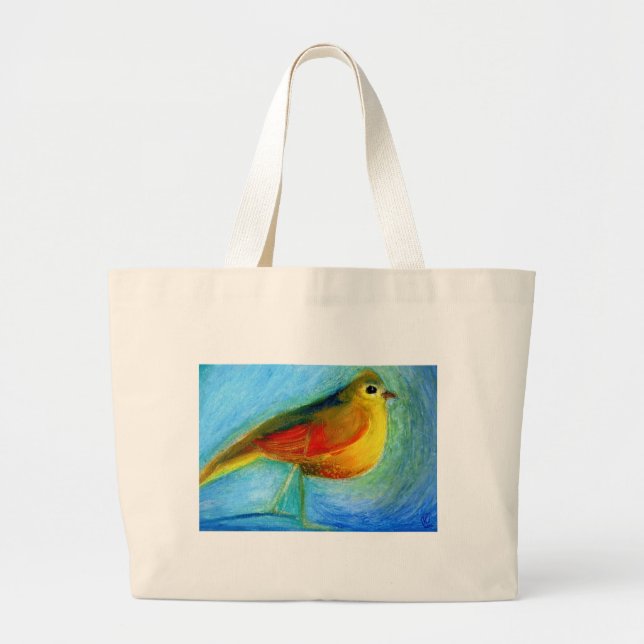 The Wishing Bird 2012 Large Tote Bag (Front)
