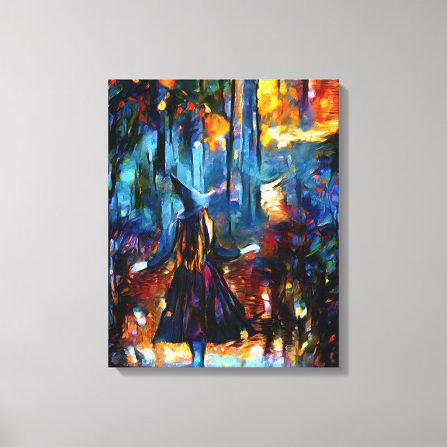 The Witch Canvas Print (Front)