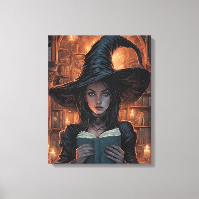 The Witch Canvas Print (Front)