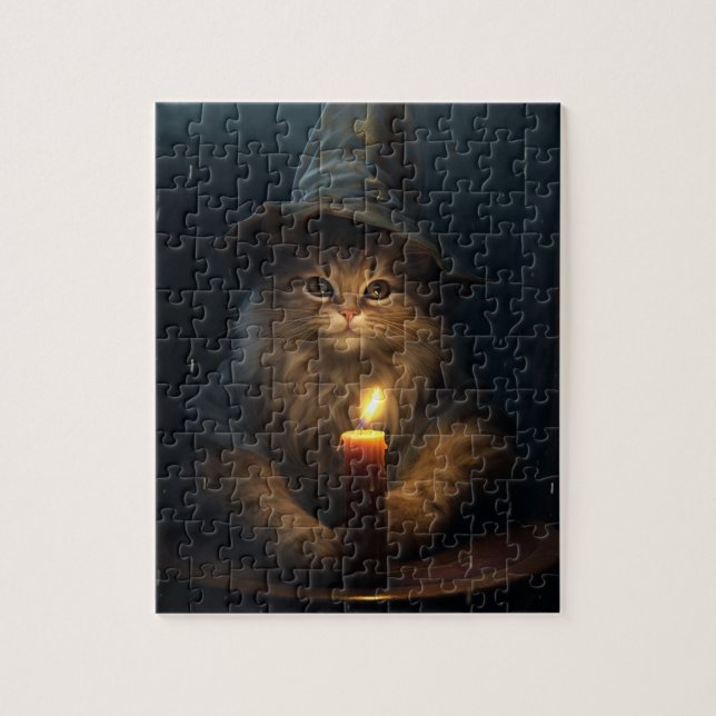 The Witch Cat Jigsaw Puzzle (Vertical)