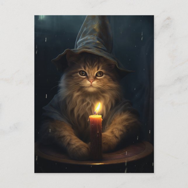 The Witch Cat Postcard (Front)