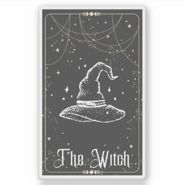 The Witch Hat Tarot Sticker (Front)