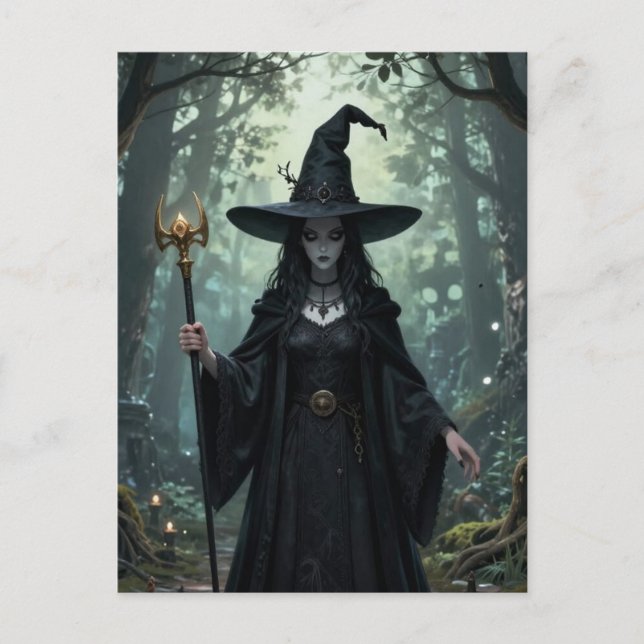 The witch in the forest  postcard (Front)
