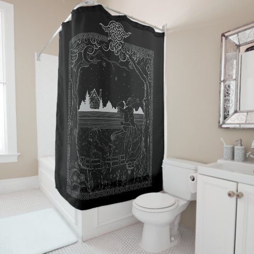 The Witch in the Wood Untold Folktale Shower Curtain