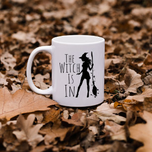 The Witch is In Halloween Coffee Mug