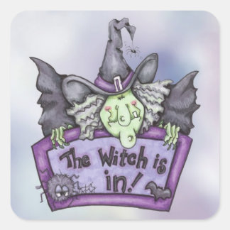 The Witch Is In - Stickers