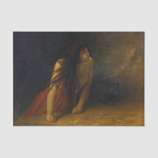 The Witch Jean-Francois Portaels Art Tissue Paper (Front)
