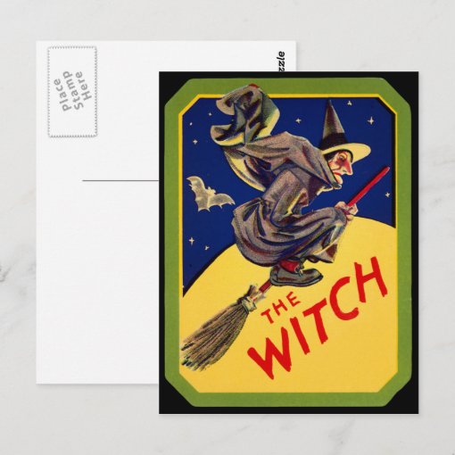 The Witch Postcard | Zazzle