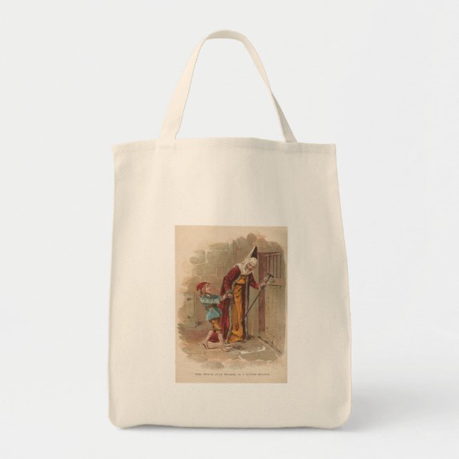 The Witch put Hansel in the Stable Tote Bag (Front)