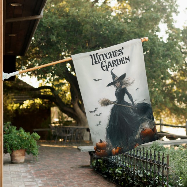 The Witch’s Garden House Flag (In SItu)