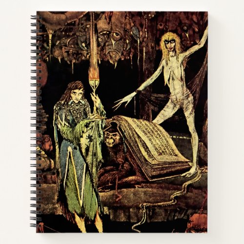 âœThe Witchâs Kitchenâ by Harry Clarke Notebook