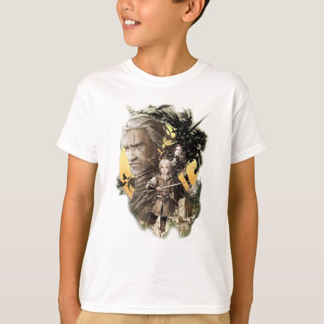 the Witcher, ciri, yennefer, wild hunt T-Shirt (Front)
