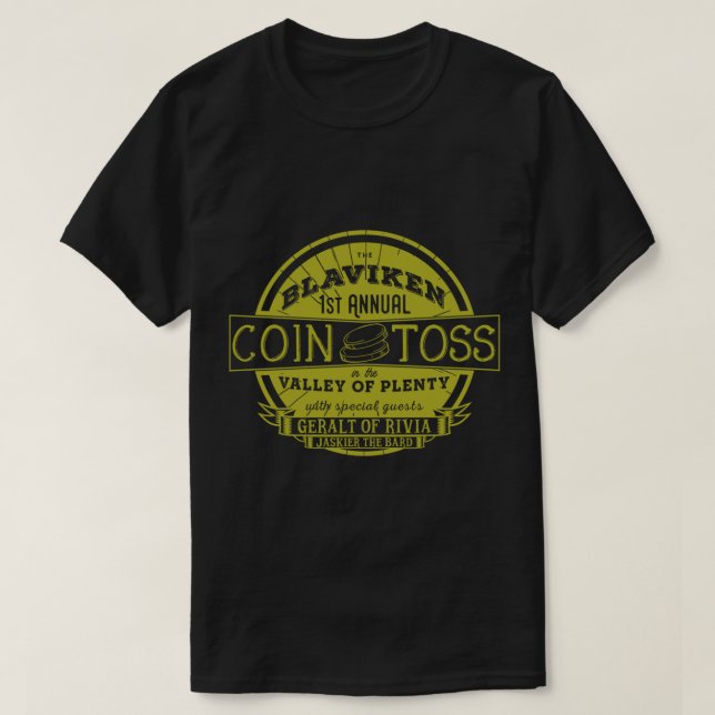 The Witcher Coin Toss Blaviken Essential T-Shirt (Design Front)
