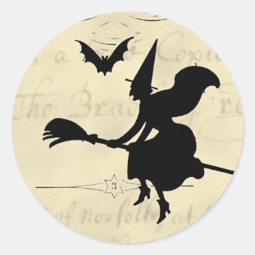 The Witches Ball Halloween Classic Round Sticker