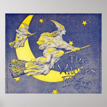 The Witches' Flight Poster by EndlessVintage at Zazzle