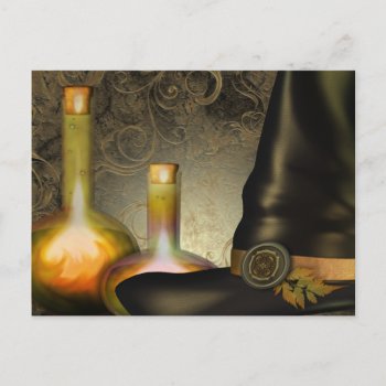 The Witches Hat Postcard by EarthMagickGifts at Zazzle