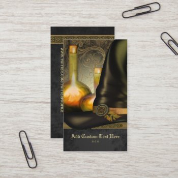 The Witches Hat Social Profile Card by EarthMagickGifts at Zazzle