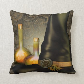 The Witches Hat Throw Pillow by EarthMagickGifts at Zazzle