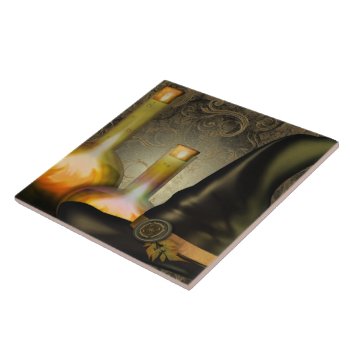 The Witches Hat Tile by EarthMagickGifts at Zazzle