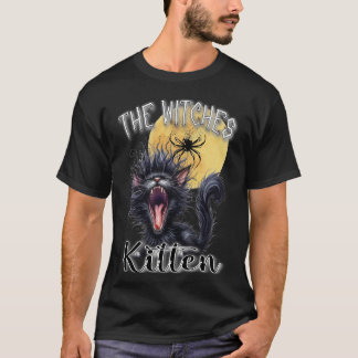 The Witches' Kitten: Fangs of Fortune T-Shirt