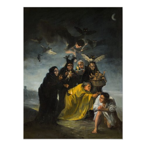 The Witches Sabbath Las Brujas by Francisco Goya Photo Print