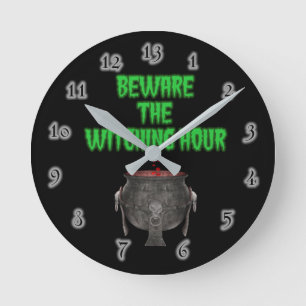 The Witching Hour Acrylic Wall Clock