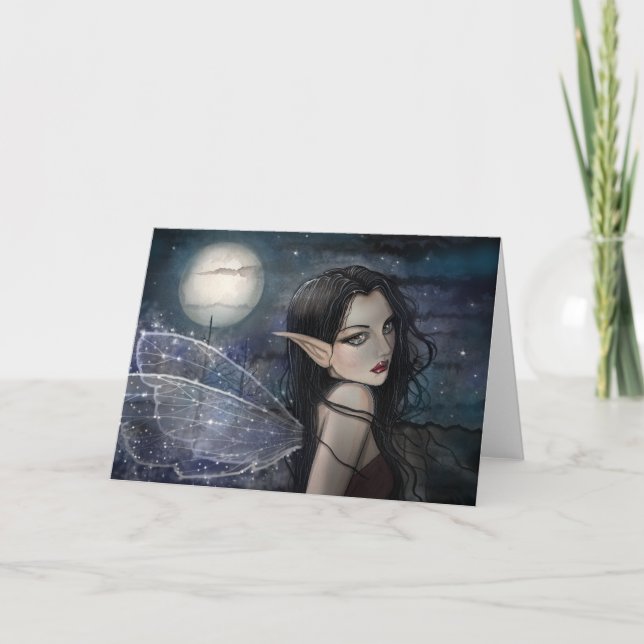 The Witching Hour Gothic Fairy Card (Front)