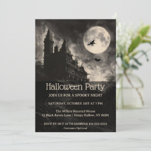 The Witching Hour Halloween Party Invitation