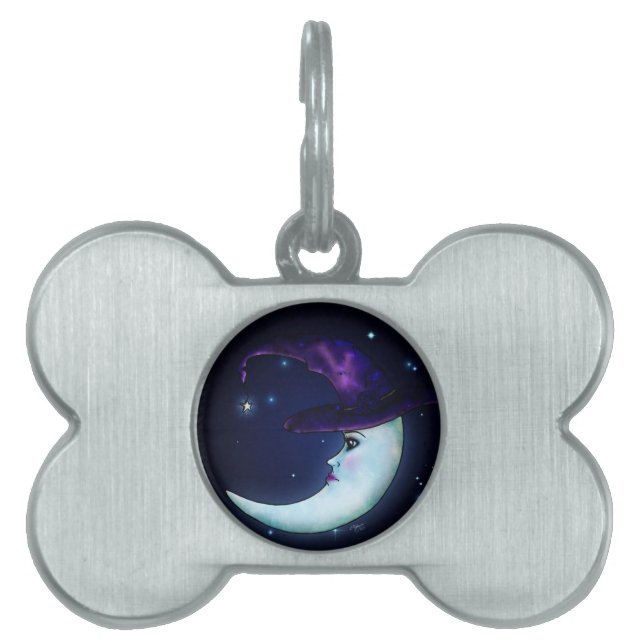 The Witching Moon Pet ID Tag (Front)