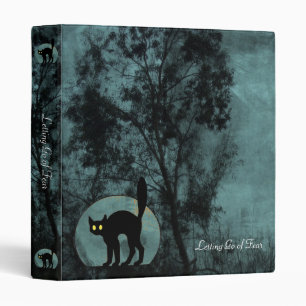 The Witch's Cat 3 Ring Binder