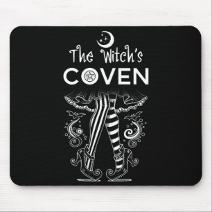 The Witch's Coven Witchy Legs Witch Legs Halloween Mouse Pad