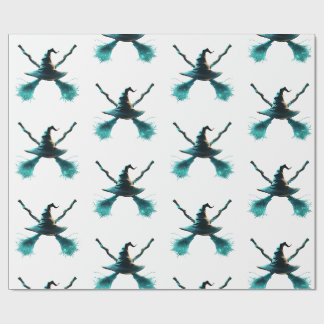The Witch's Cross White Background Wrapping Paper