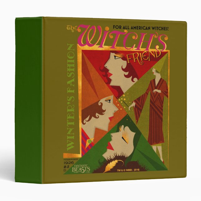 The Witch's Friend November Magazine 3 Ring Binder (Front/Spine)