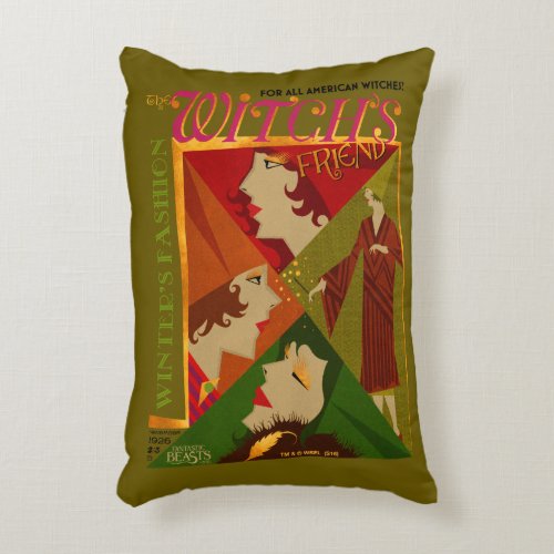 The Witchs Friend November Magazine Decorative Pillow