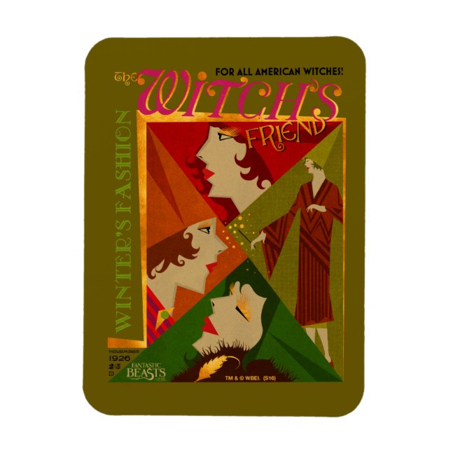 The Witch's Friend November Magazine Magnet (Vertical)