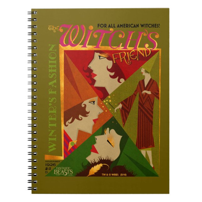 The Witch's Friend November Magazine Notebook (Front)