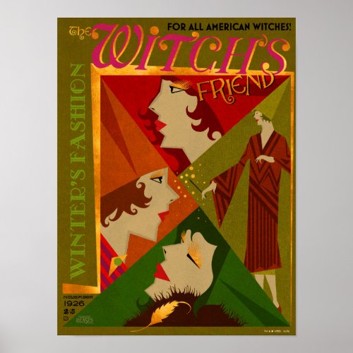 The Witchs Friend November Magazine Poster